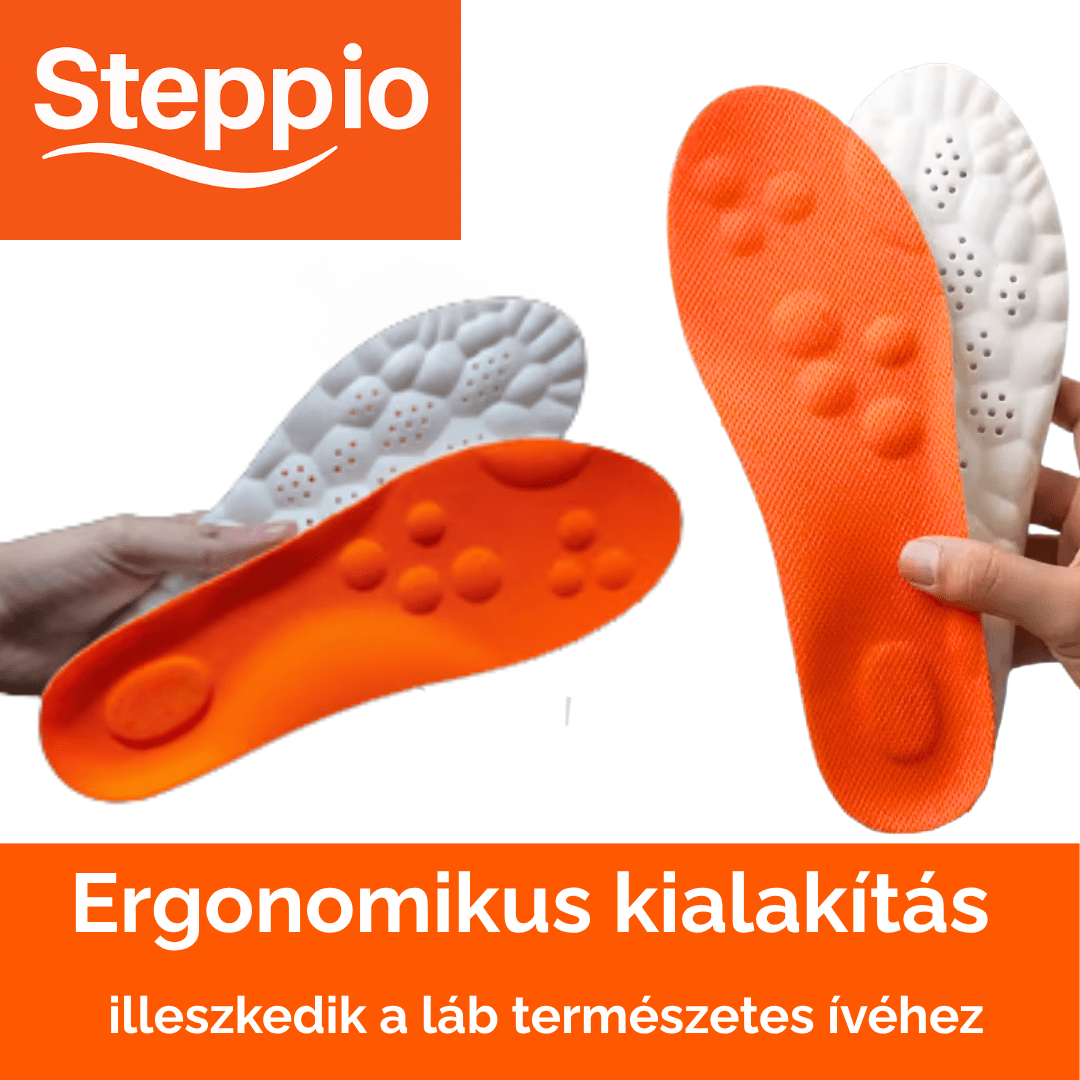 Steppio™ - Az ergonomikus talpbetét - Steppio